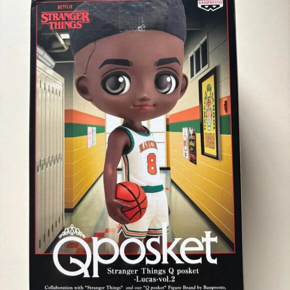 NEW Stranger Things Qposket Lucas  5.5'' Figure - Picture 6 of 6